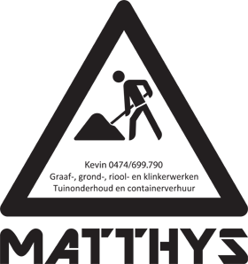 Matthys Kevin graafwerken grondwerken rioolwerken klinkerwerken tuinonderhoud en containerverhuur